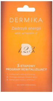 Dermika 1. 2. 3. revitaliesierende 3-Phasen-Pflege für müde Haut