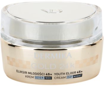 Dermika Gold 24k Total Benefit luxuriöse verjüngende Creme 45+