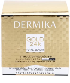 Dermika Gold 24k Total Benefit crème rajeunissante luxe 55+