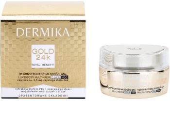 Dermika Gold 24k Total Benefit crème luxe rajeunissante 65+