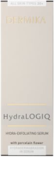 Dermika HydraLOGIQ Ser hidratant cu efect de exfoliere 30+