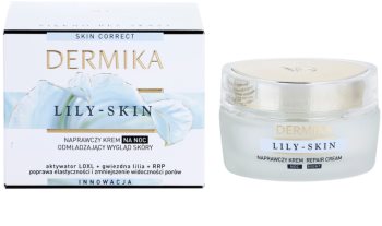 Dermika Lily Skin crema de noapte cu efect de anti imbatranire pentru un aspect intinerit