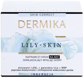 Dermika Lily Skin crema de noapte cu efect de anti imbatranire pentru un aspect intinerit