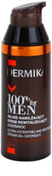 Dermika 100% for Men crema revitalizante hidratación profunda 30+