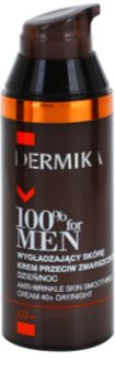 Dermika 100% for Men crema anti-rid pentru netezire 40+