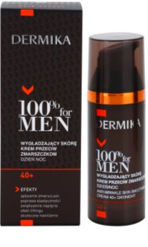 Dermika 100% for Men crema anti-rid pentru netezire 40+