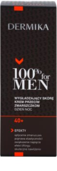Dermika 100% for Men crema anti-rid pentru netezire 40+
