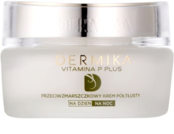 Dermika Vitamina P Plus protivráskový krém pre citlivú pleť so sklonom k začervenaniu
