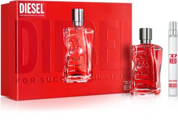 diesel d red woda perfumowana 50 ml   zestaw 