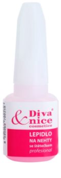 Diva & Nice Cosmetics Accessories lepilo za nohte s čopičem