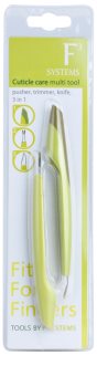 Diva & Nice Cosmetics Accessories instrument multifuncțional pentru indepartarea cuticulelor 3 in 1