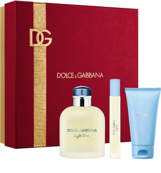 dolce & gabbana light blue pour homme woda toaletowa 125 ml   zestaw 