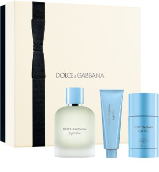 dolce & gabbana light blue pour homme woda toaletowa 100 ml   zestaw 