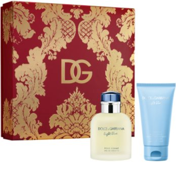 dolce & gabbana light blue pour homme woda toaletowa 75 ml   zestaw 