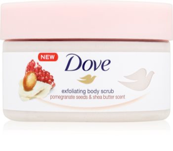 Dove Exfoliating Body Scrub Pomegranate Seeds & Shea Butter scrub corpo trattante