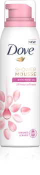 Dove Rose Oil Duschschaum 3 in1