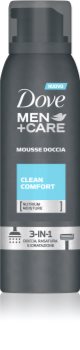 Dove Men+Care Clean Comfort spuma pentru dus 3 in 1