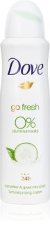 Dove Go Fresh Cucumber & Green Tea dezodorant brez alkohola in vsebnosti aluminija 24 ur