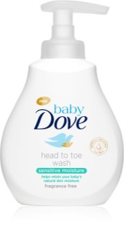 Dove Baby Sensitive Moisture gel de dus pentru corp si par