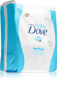 Dove Baby Rich Moisture toalhitas de limpeza húmidos sem álcool