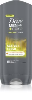 Dove Men+Care Active + Fresh Shower Gel for Body and Face