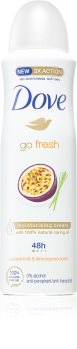 dove go fresh passion fruit & lemongrass antyperspirant w sprayu 150 ml    