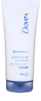 Dove DermaSpa Cashmere Comfort lait corporel rénovateur pour une peau douce et lisse