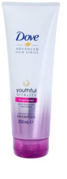 Dove Advanced Hair Series Youthful Vitality Shampoo voor Futloss Haar zonder Glans