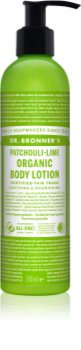 Dr. Bronner’s Patchouli & Lime lait corporel régénérateur intense