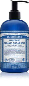 Dr. Bronner’s Peppermint tekoče milo za telo in lase