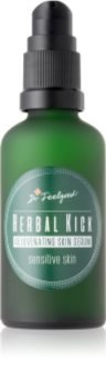 Dr. Feelgood Herbal Kick ser de reîntinerire în două faze pentru piele sensibila