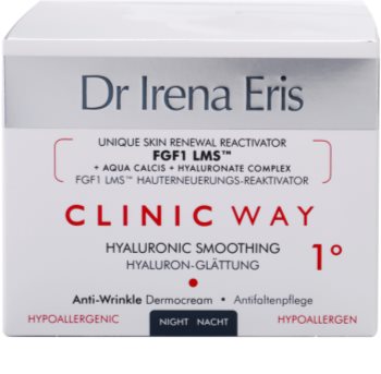 Dr Irena Eris Clinic Way 1° Voedende en Hydraterende Nachtcrème ter Reductie van Fijne Rimpeltjes
