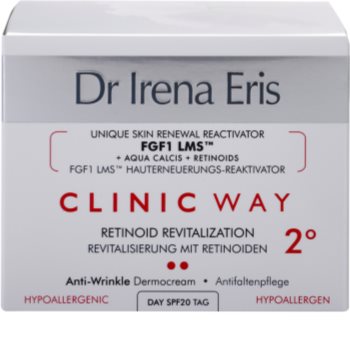 Dr Irena Eris Clinic Way 2° krem nawilżający i ujędrniający na dzień przeciw zmarszczkom SPF 20