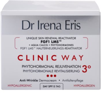 Dr Irena Eris Clinic Way 3° verjüngende und aufhellende Tagescreme LSF 15
