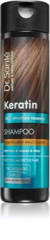 Dr. Santé Keratin shampoo rigenerante e idratante per capelli fragili senza lucentezza