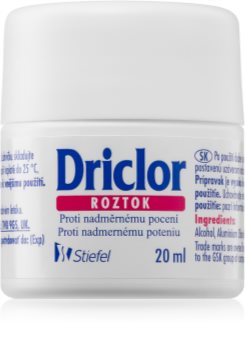 driclor solution antyperspirant w kulce 20 ml   