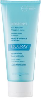 Ducray Keracnyl gel spumant de curatare pentru tenul gras, predispus la acnee