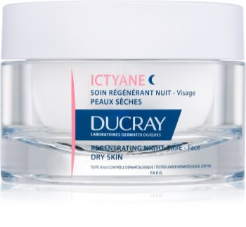 Ducray Ictyane regeneračná nočná starostlivosť pre suchú pleť