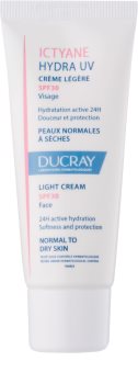 Ducray Ictyane lichte crème voor normale en/of droge huid SPF 30