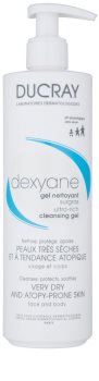 Ducray Dexyane gel de curatare pentru fata pentru piele uscata spre atopica