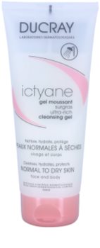 Ducray Ictyane Foaming Cleansing Gel For Normal And Dry Skin
