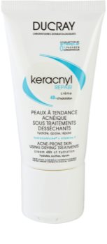 Ducray Keracnyl crema regeneratoare si hidratanta pentru piele uscata si iritata in urma tratamentului antiacneic