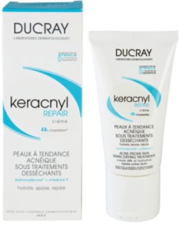 Ducray Keracnyl crema regeneratoare si hidratanta pentru piele uscata si iritata in urma tratamentului antiacneic