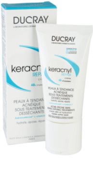 Ducray Keracnyl crema regeneratoare si hidratanta pentru piele uscata si iritata in urma tratamentului antiacneic