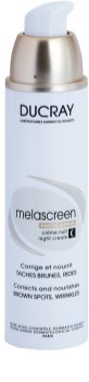 Ducray Melascreen crema de noapte nutritiva impotriva petelor pigmentate si a ridurilor