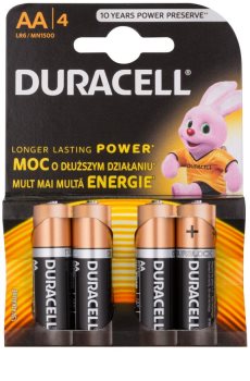 Duracell 1,5 V Alkaline AA baterije 4 kos