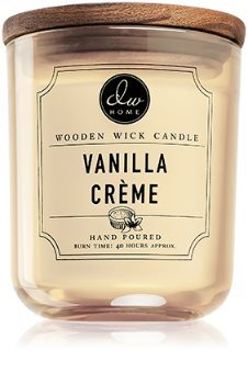 DW Home Vanilla Créme scented candle Wooden Wick