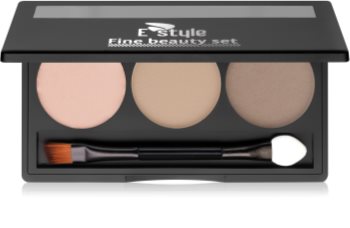 E style Fine Beauty paleta pentru machiaj sprancene