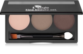 E style Fine Beauty paleta pentru machiaj sprancene