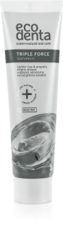 Ecodenta Expert Triple Force Fluorfreie Zahnpasta mit Dreifachwirkung